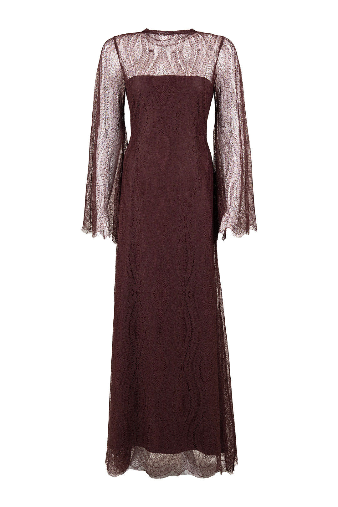 Lace Overlay Dress with Draped Corset