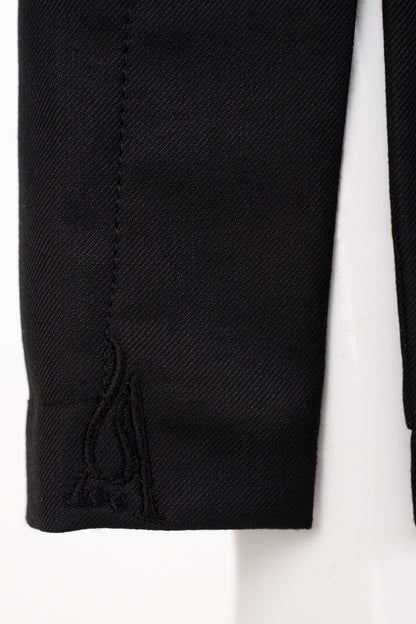 Asymmetrical Layered Top with Flared Pants Set